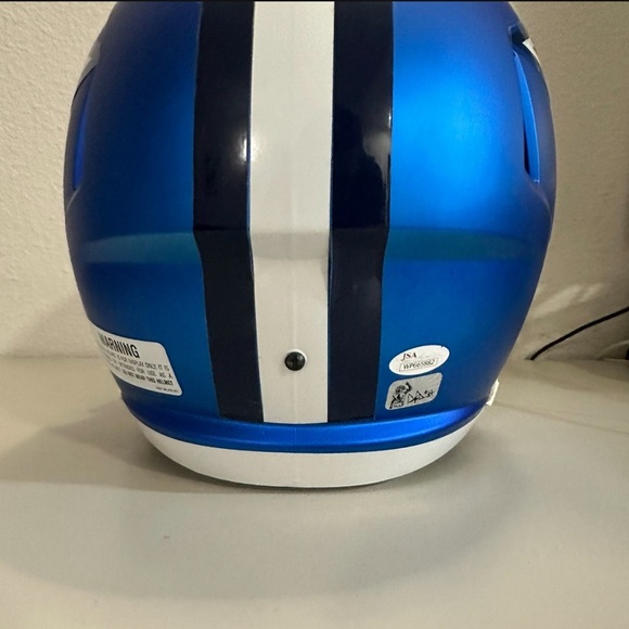 Dak Prescott Signed Full Size Helmet Dallas Cowboys #4 w JSA - Picture 7 of 8